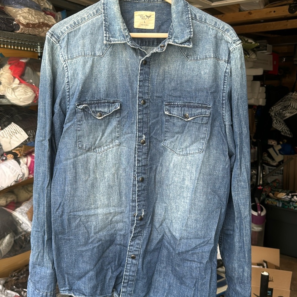Denim long sleeve